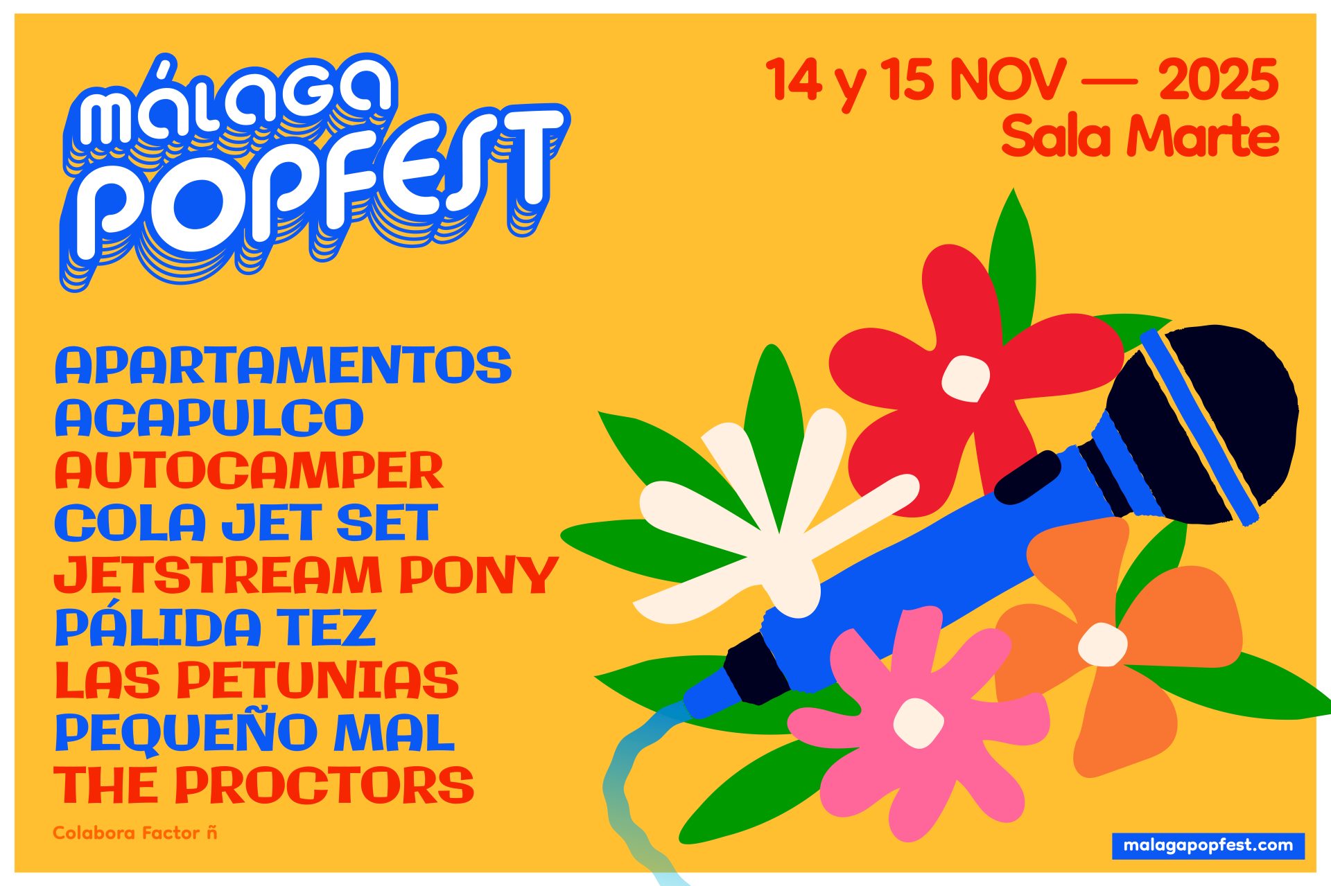 MalagaPopFest_lineup